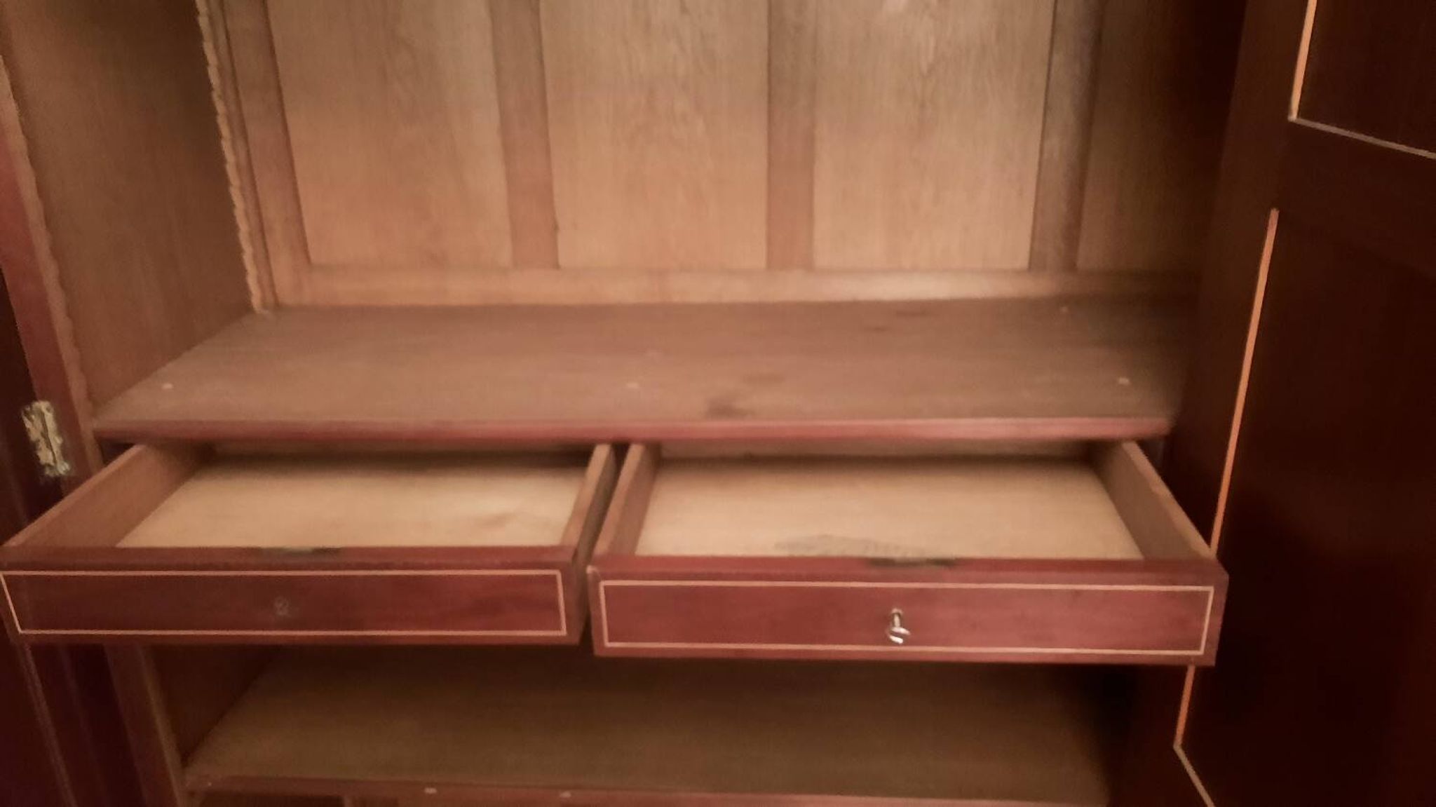 Old art deco style wardrobe
