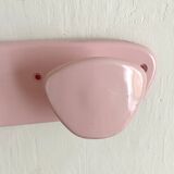 Vintage pink wall coat racks