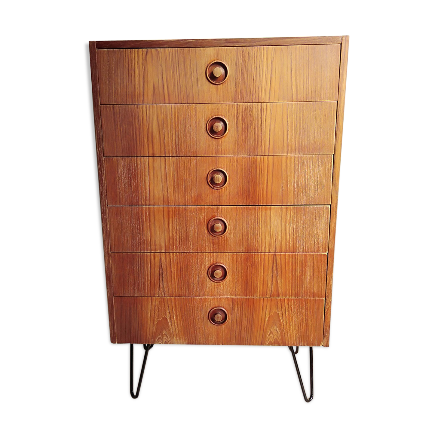 Commode haute à 6 tiroirs 1960/70