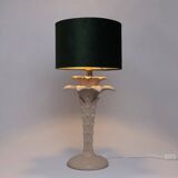 Vintage ceramic palm tree lamp, 1970s