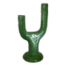 Bougeoirs cactus vert artisanal