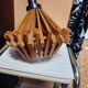 Vintage wooden pendant light