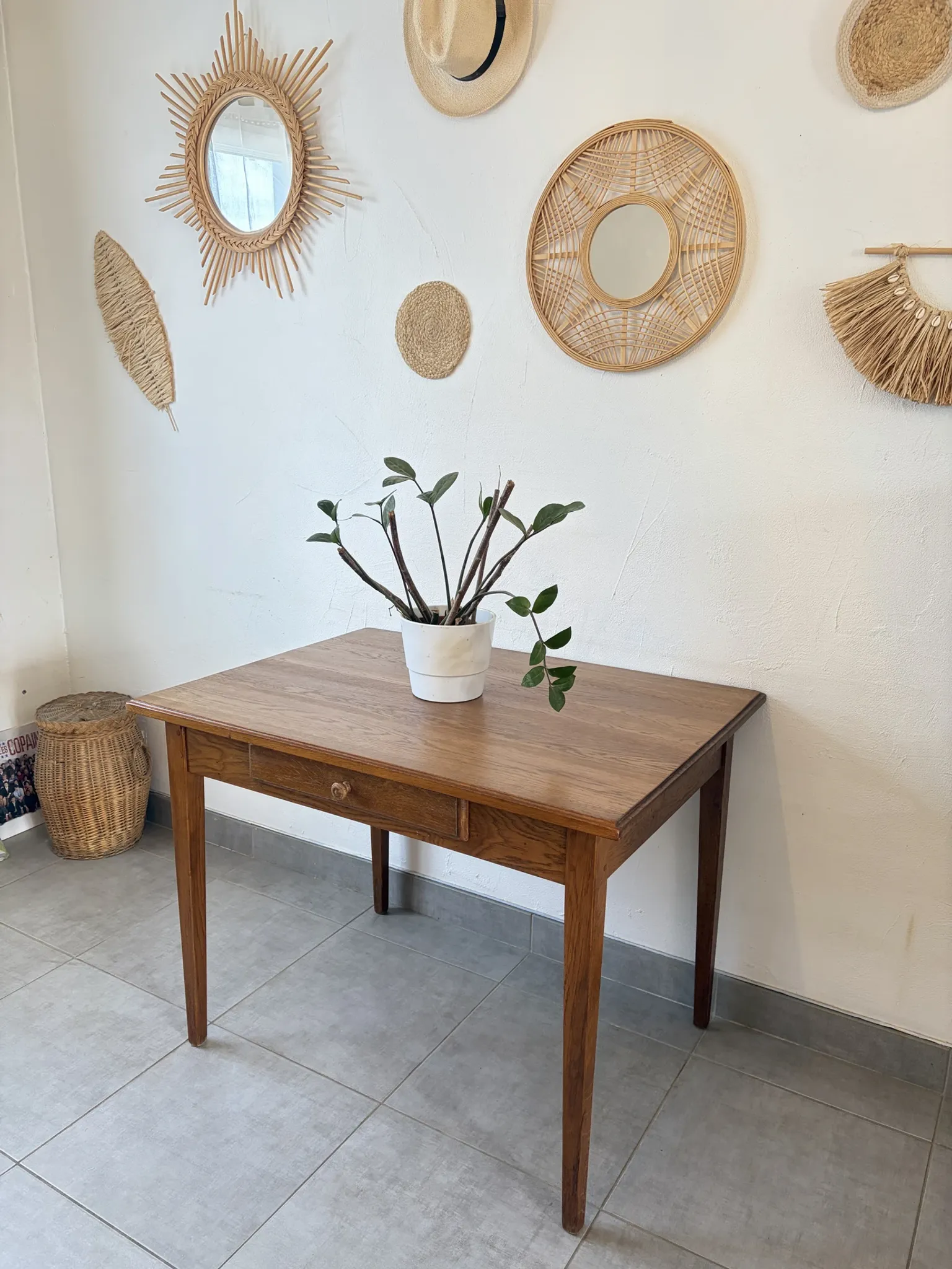 Vintage farmhouse table