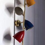 Wall of the 1950s 4 cones multicolor