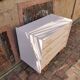 Commode scandinave rose