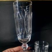 3 baccarat giant glasses 280ml m.à feuilles