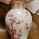 Lamp asia porcelain butterfly pattern and fleural