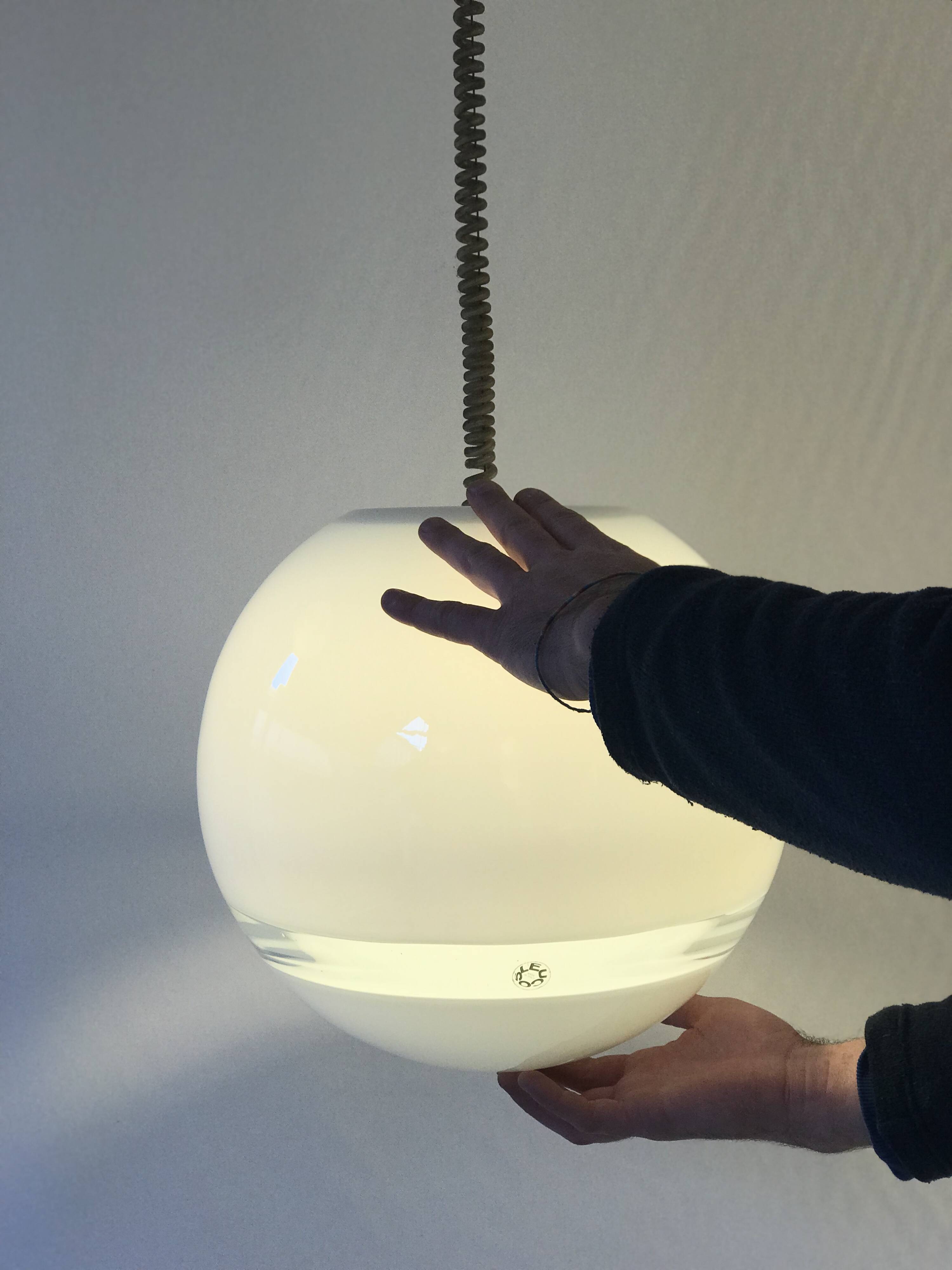 Osaka Pendant Lamp, Roberto Pamio, Circa 1970