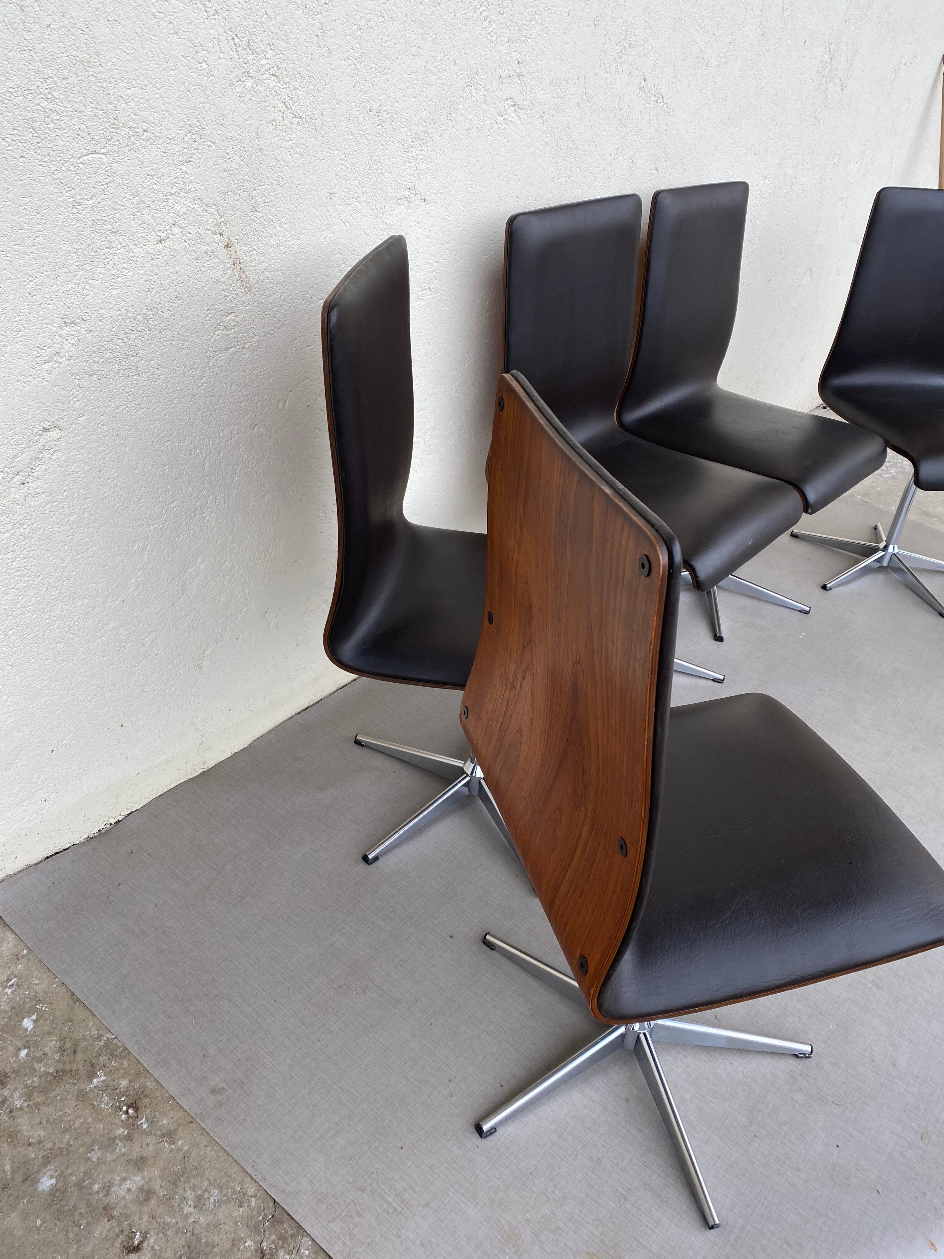 6 design swivel chairs