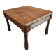 Table basse ancienne en noyer et chêne – France, vers 1900