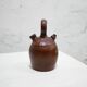 Vintage leather gargoulette pot