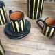 Coffee service in ceramic Bulgaria 70s