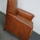 Fauteuil club cognac, années 1940