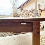 Oak farmhouse table