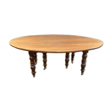 Walnut table period XIXth diameter 194 cm