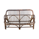 Vintage rattan bench