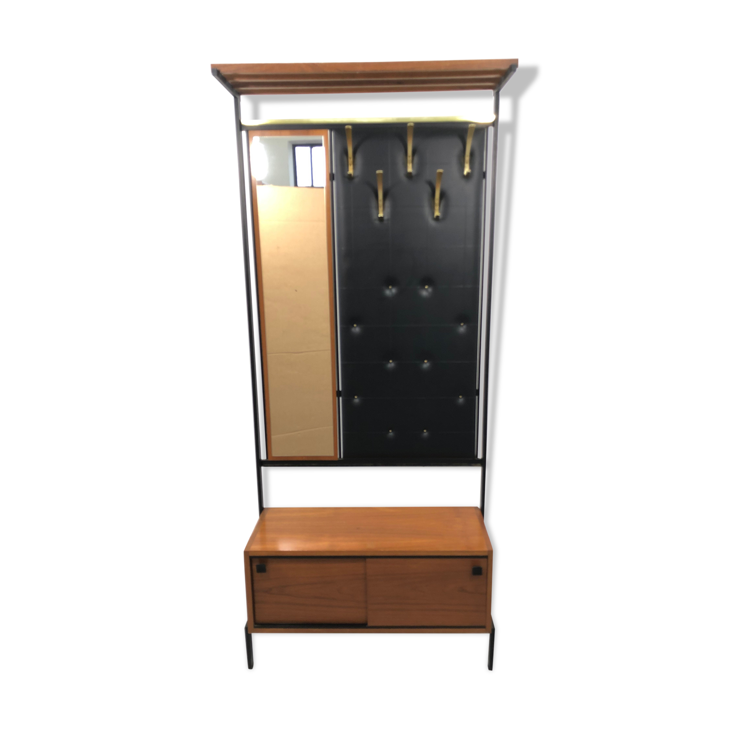 Vintage wardrobe,mirror, 1970 s