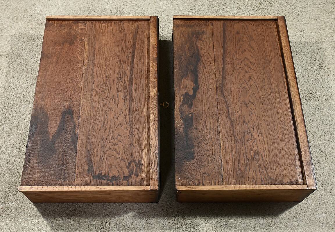 Rosewood veneer chest of drawers, Art Nouveau – 1920