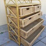 Rattan dresser