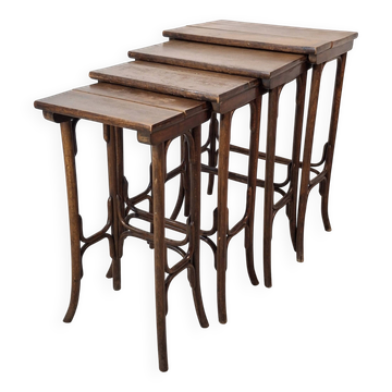 Thonet Bentwood Nesting Tables Set of 4