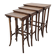 Thonet Bentwood Nesting Tables Set of 4