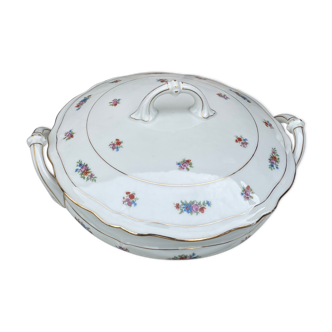 Clay porcelain soup bowl
