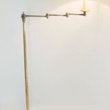 Telescopic bronze floor lamp