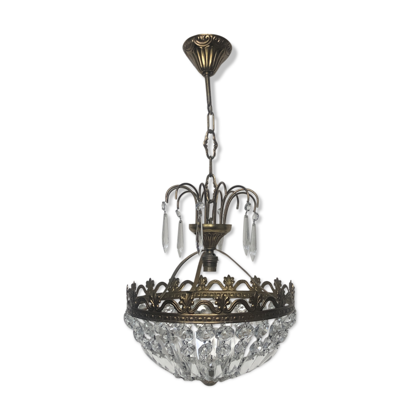 Crystal tassel chandelier