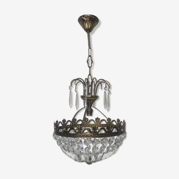 Crystal tassel chandelier