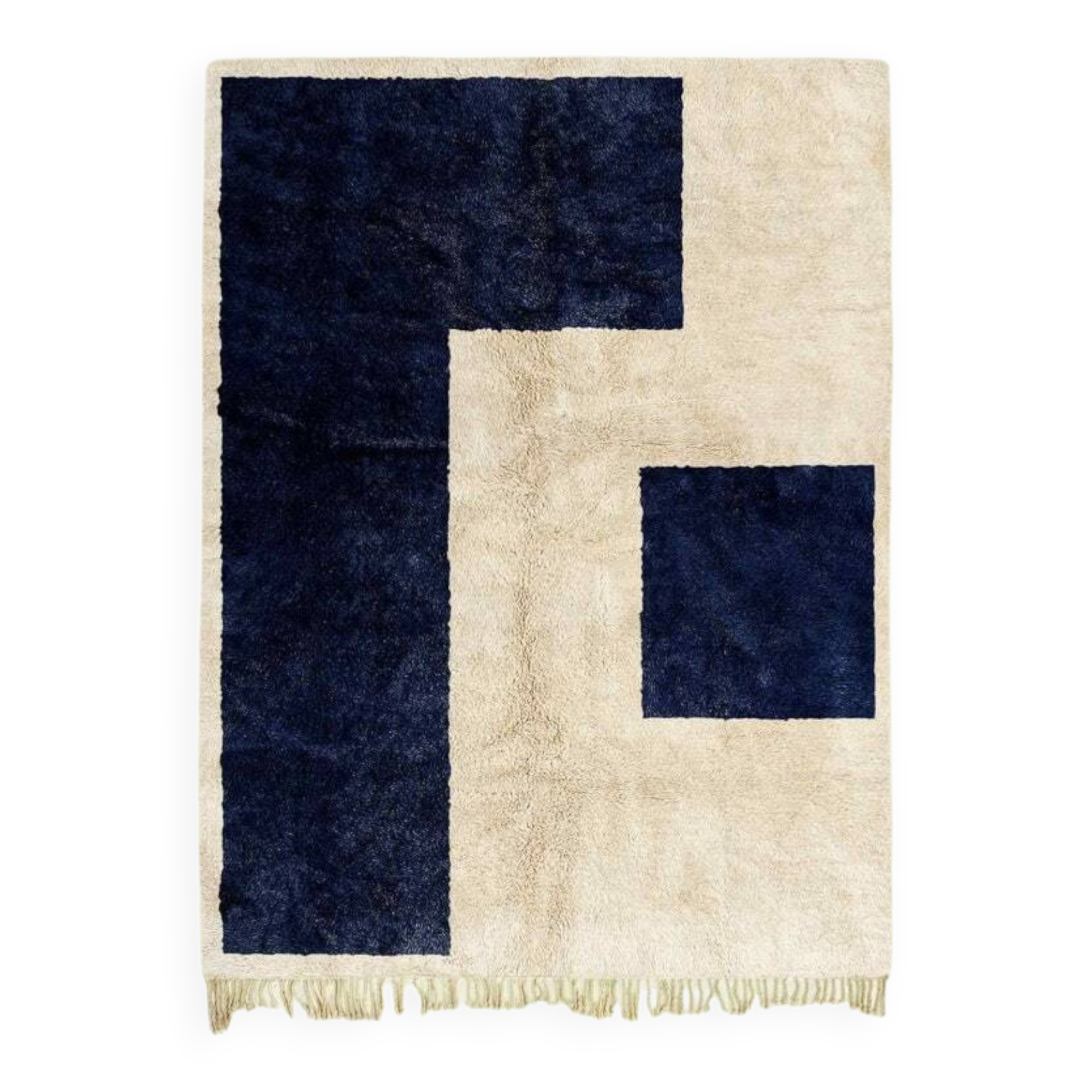 Beni Ouraine handwoven rug, traditional style, size 150 x 250 cm