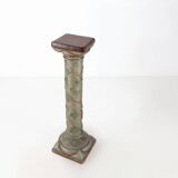Art Nouveau console or pied de stall in glazed plaster, 1920s