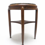 Art Deco Pedestal Table in Walnut, 1930 era