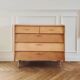 Renovated vintage shoe cabinet, 1960s