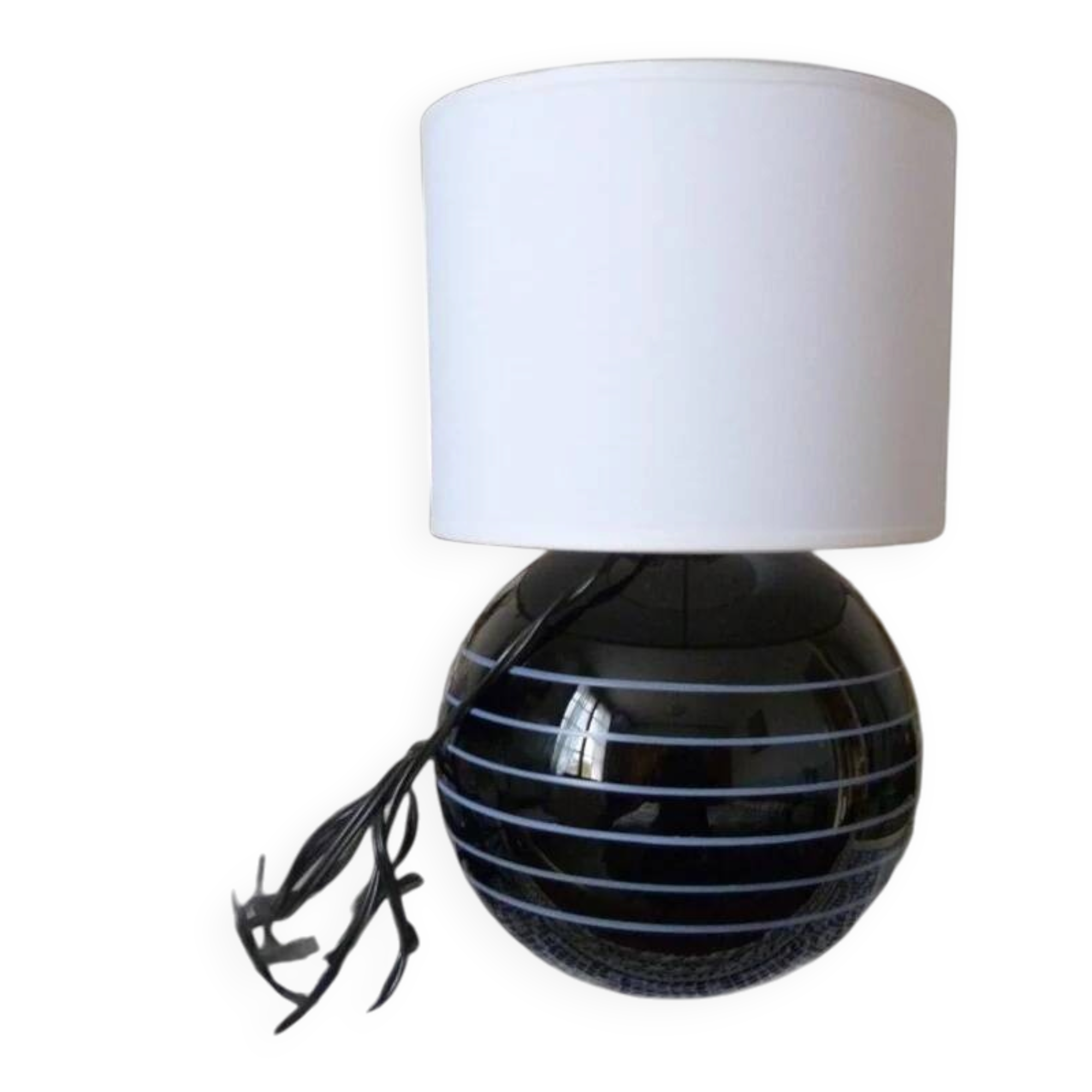 Jacques adnet - vintage art deco ball lamp - ø 20 cm