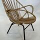 Chaise vintage en rotin par Dirk van Sliedregt Rohe Noordwolde 1960 aux Pays-Bas