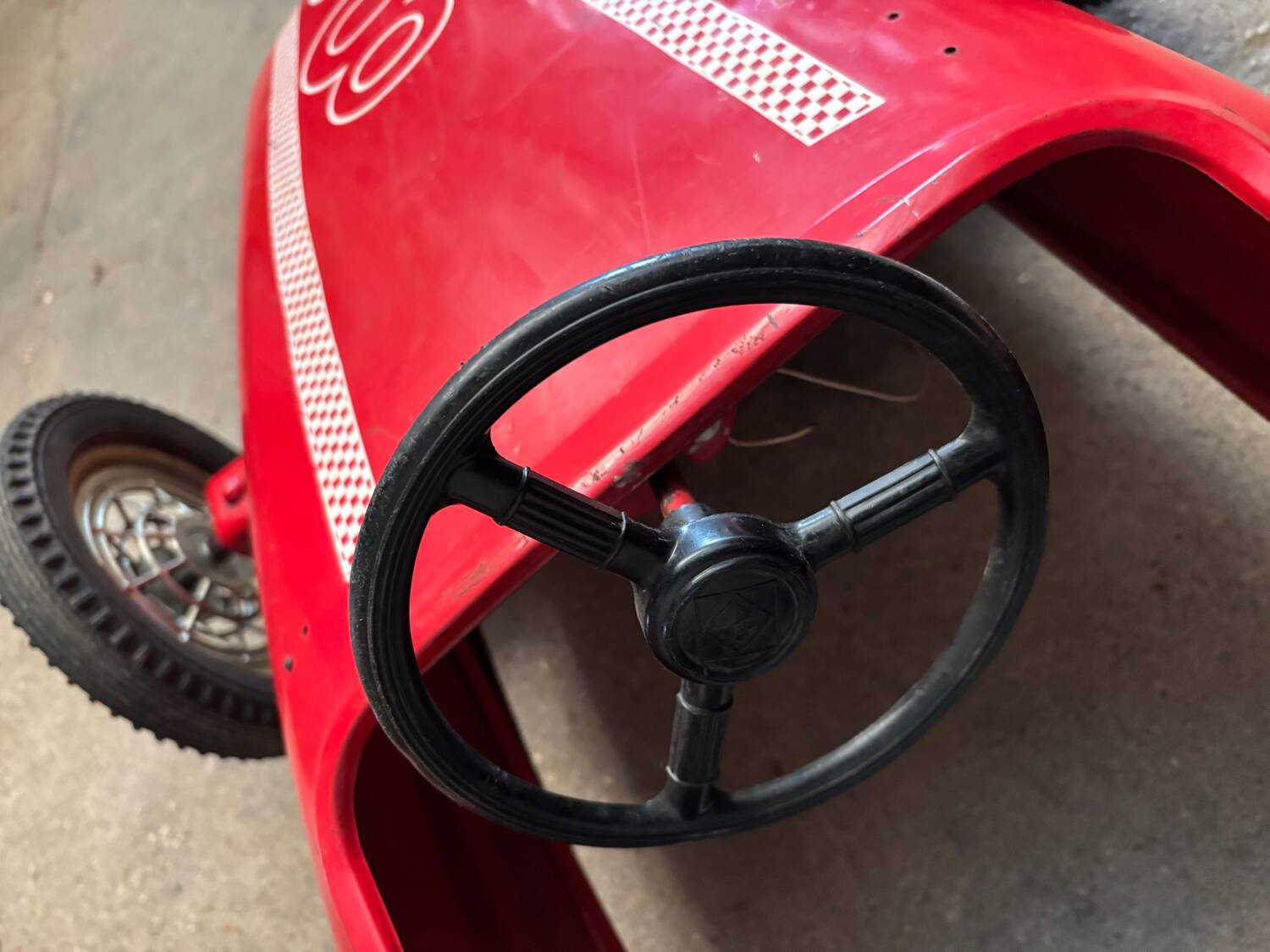 Magnificent vintage Formula 1 pedal car