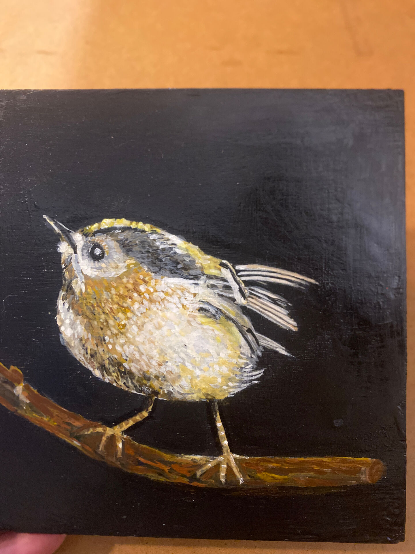 Bird painting - oil