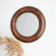 Miroir rond en bois - 35cm