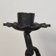 Pair of brutalist candlesticks