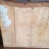 Antique veneered and inlaid commode, 18th century, Northern Italy.