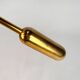 Dutch design brass and glass counter balance floorlamp by herda, 1970s