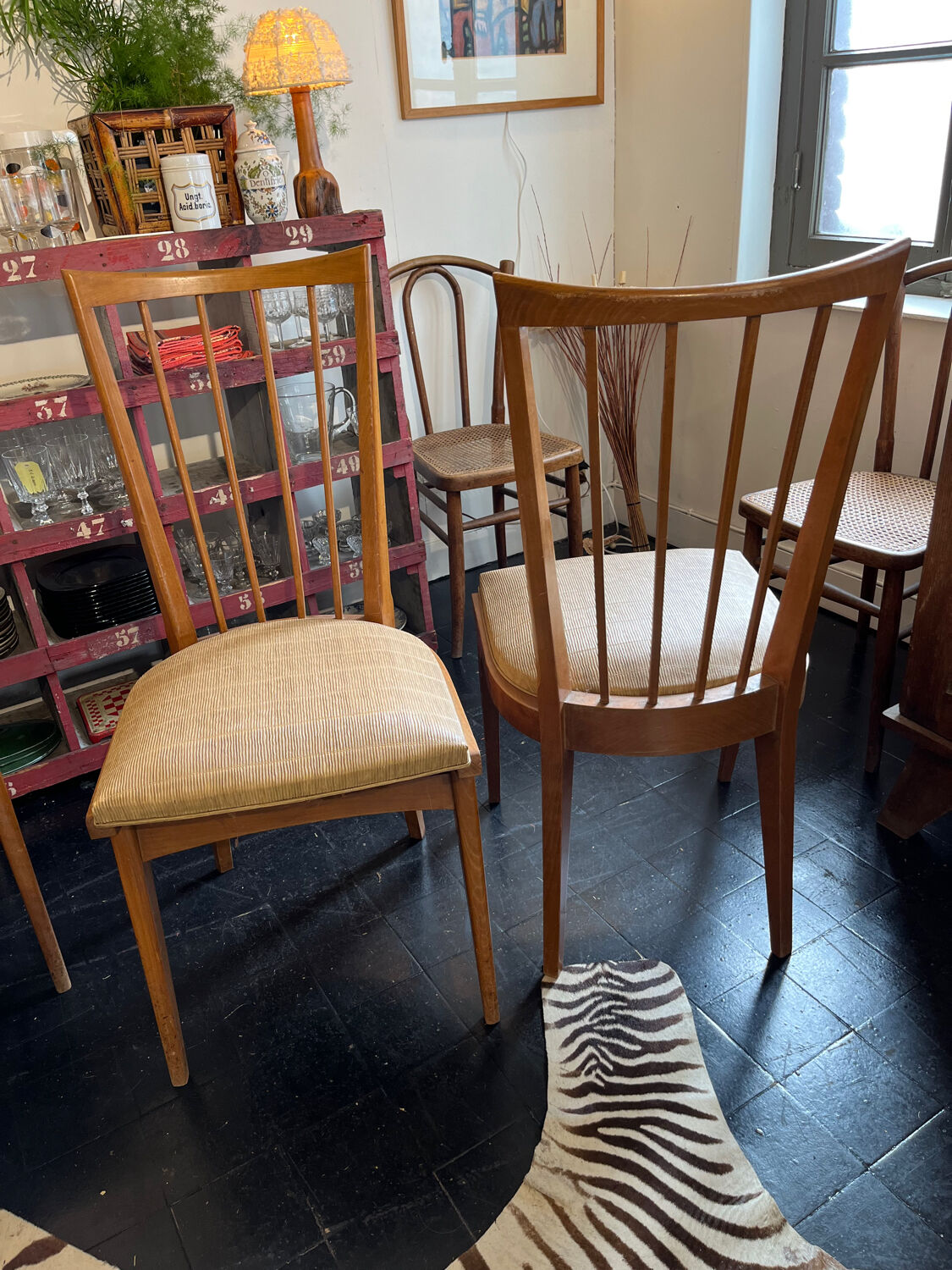 Set of 4 chairs 1950