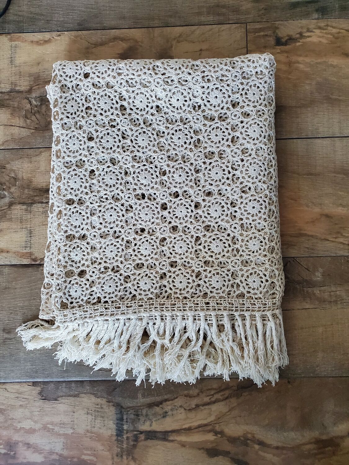 Embroidered tablecloth