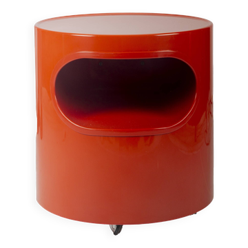 Table d’Appoint Rouge Giano Giano Vano par Emma Gismondi pour Artemide