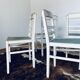 Series of 4 vintage chairs