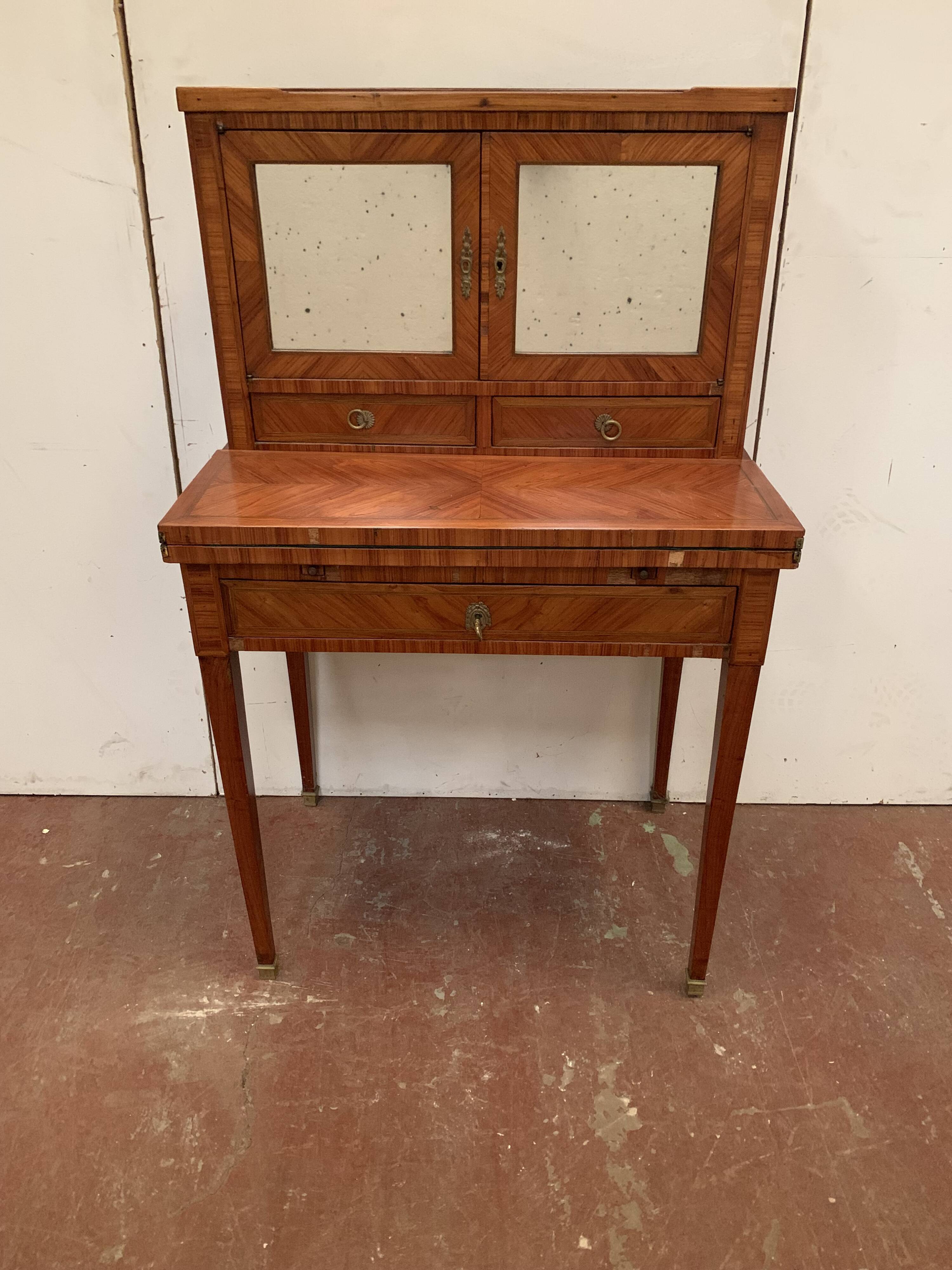 Lady desk in rosewood style Louis XVI XIX century