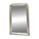 Antique Louis-Philippe mirror 126/80.5cm gilded with silver leaf trumeau