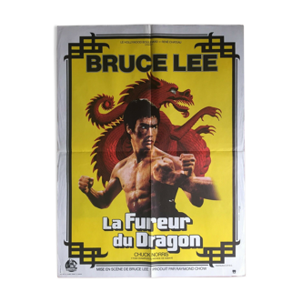 Movie poster "The Fury of the Dragon" Bruce Lee 60x80cm 1972