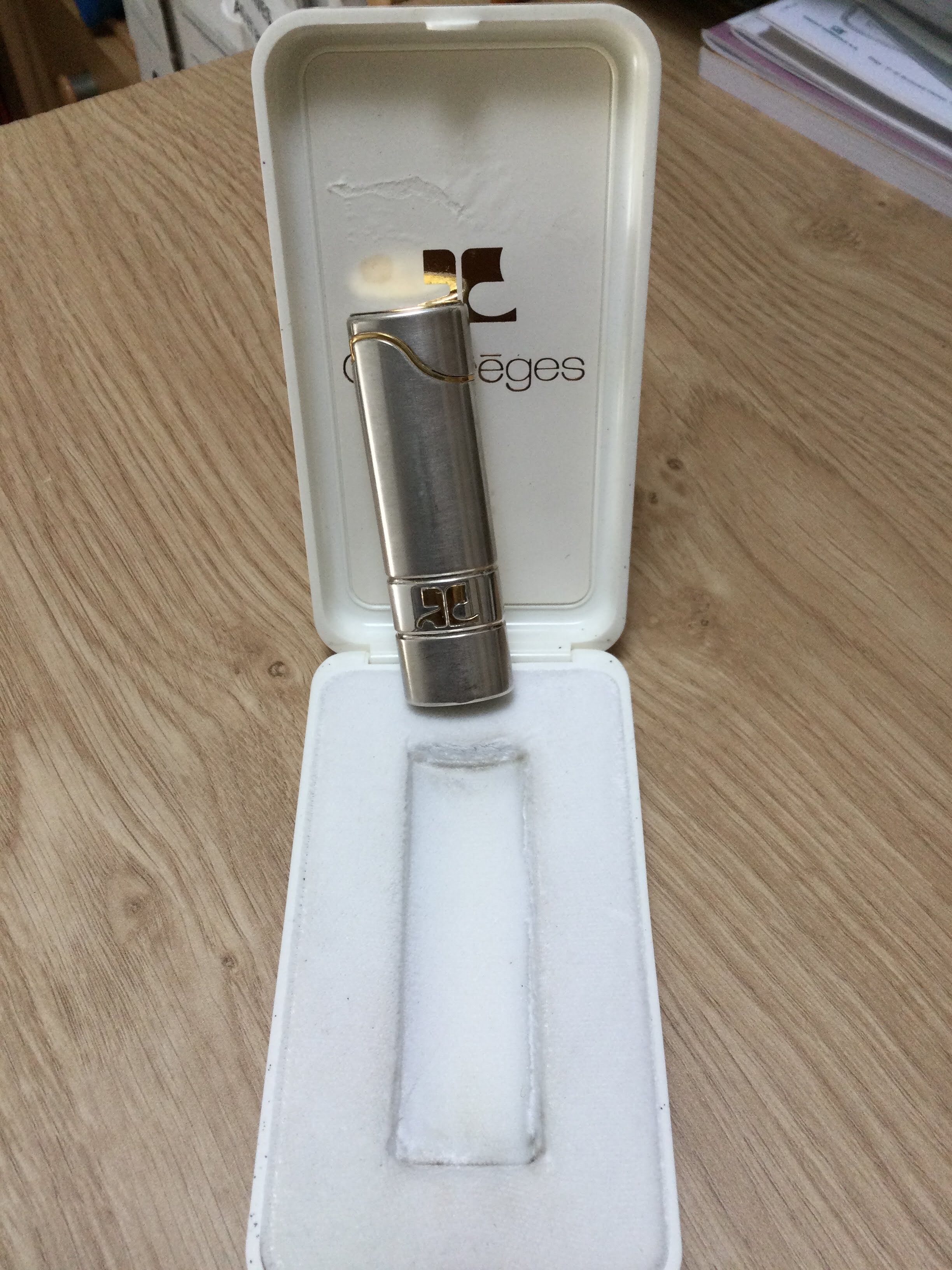 Courrèges vintage lighter 80s