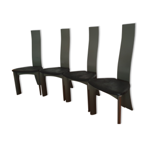 Lot de 4 chaises design années